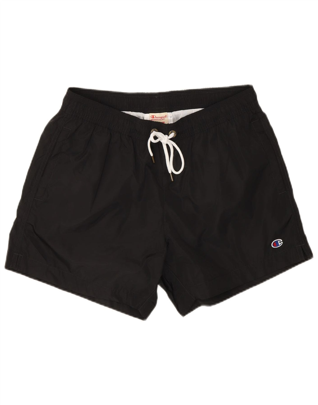 Champion Mens Swimming Shorts Medium Black Polyester