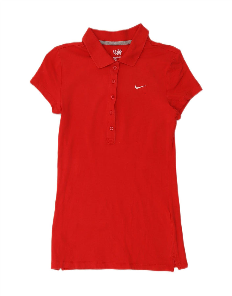 NIKE Womens Polo Shirt UK 4/6 XS Red Vintage Nike and Second-Hand Nike from Messina Hembry 