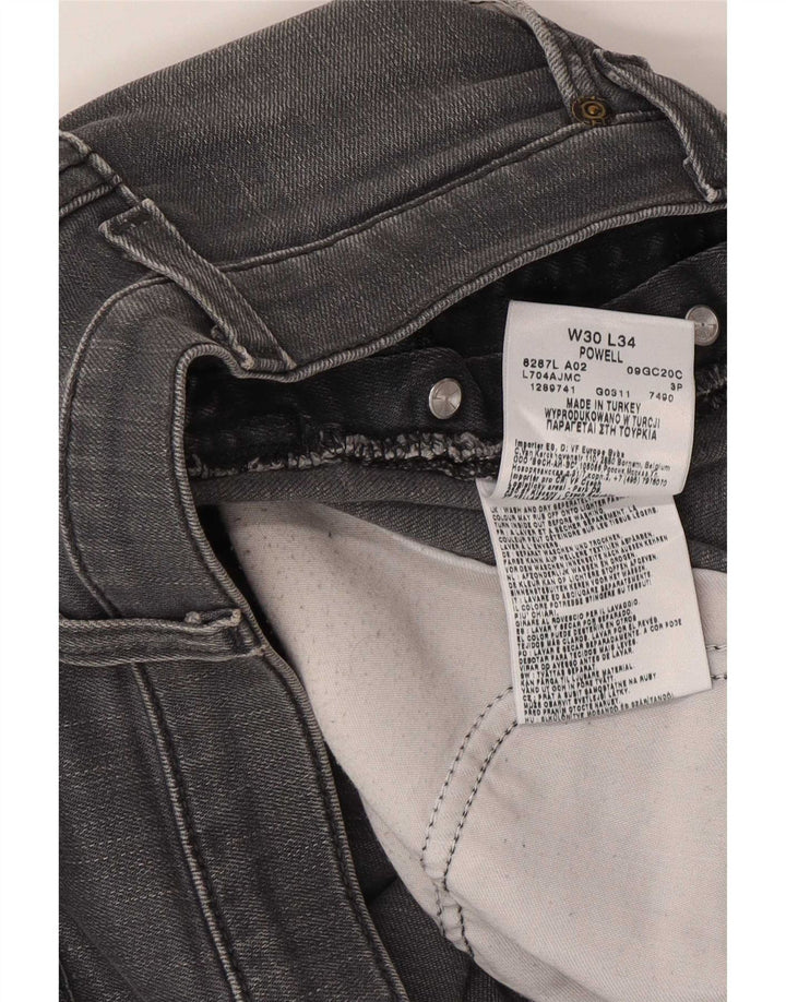 Lee Mens Powell Slim Jeans W30 L29 Grey Cotton