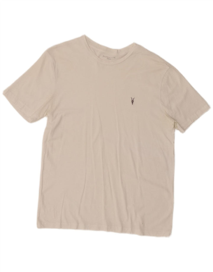 All Saints Mens T-Shirt Top Medium White