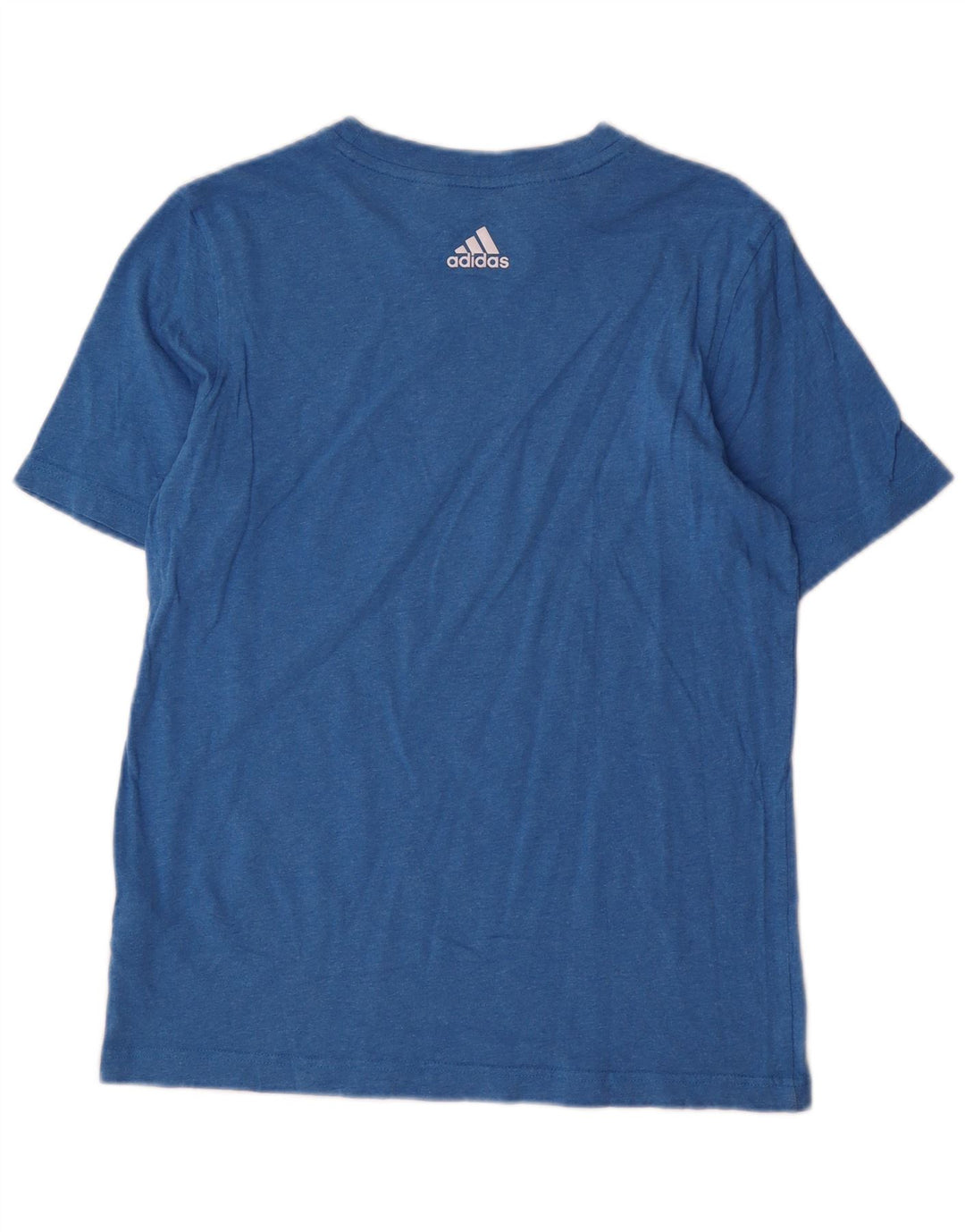 ADIDAS Boys Graphic T-Shirt Top 13-14 Years Blue
