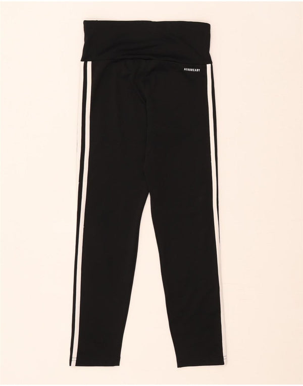 Adidas Girls Aeroready Leggings 11-12 Years  Black Polyester