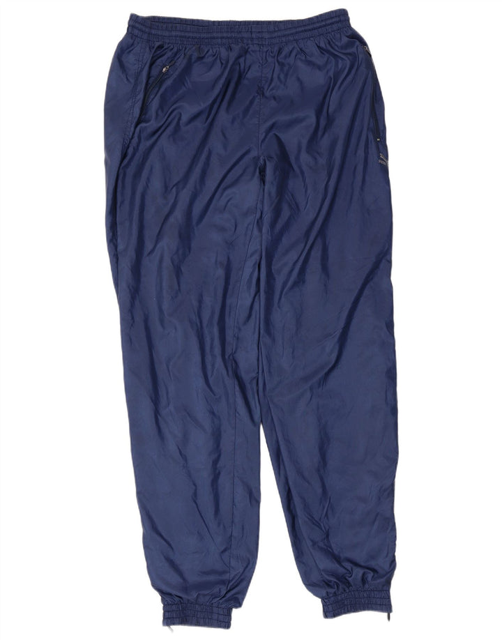PUMA Mens Tracksuit Trousers Joggers UK 42 Large Navy Blue Polyamide