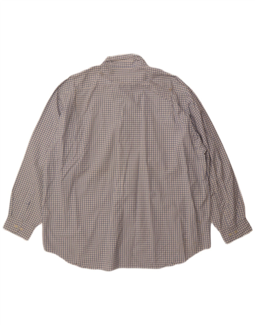 Eddie Bauer Mens Shirt XL White Check Cotton