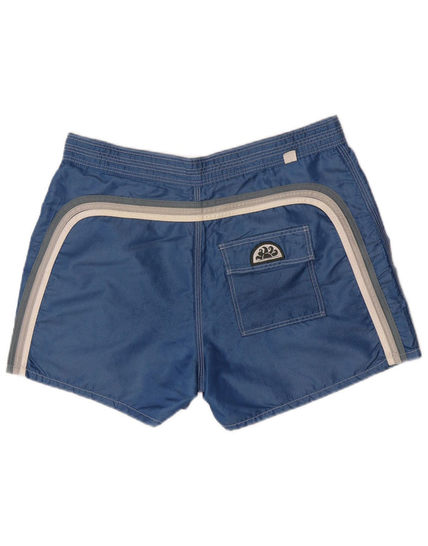 Sundek Mens Swimming Shorts Large Blue Nylon