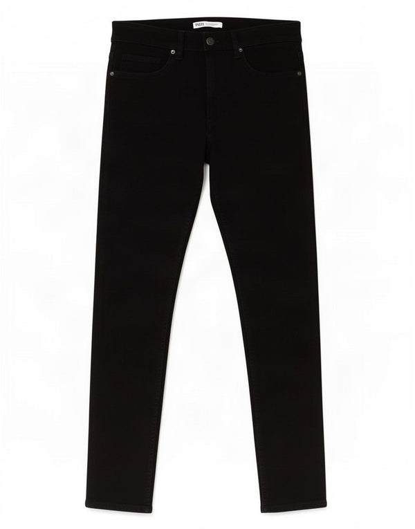 Zara Mens Skinny Jeans EU 42 Large W32 L31 Black Cotton