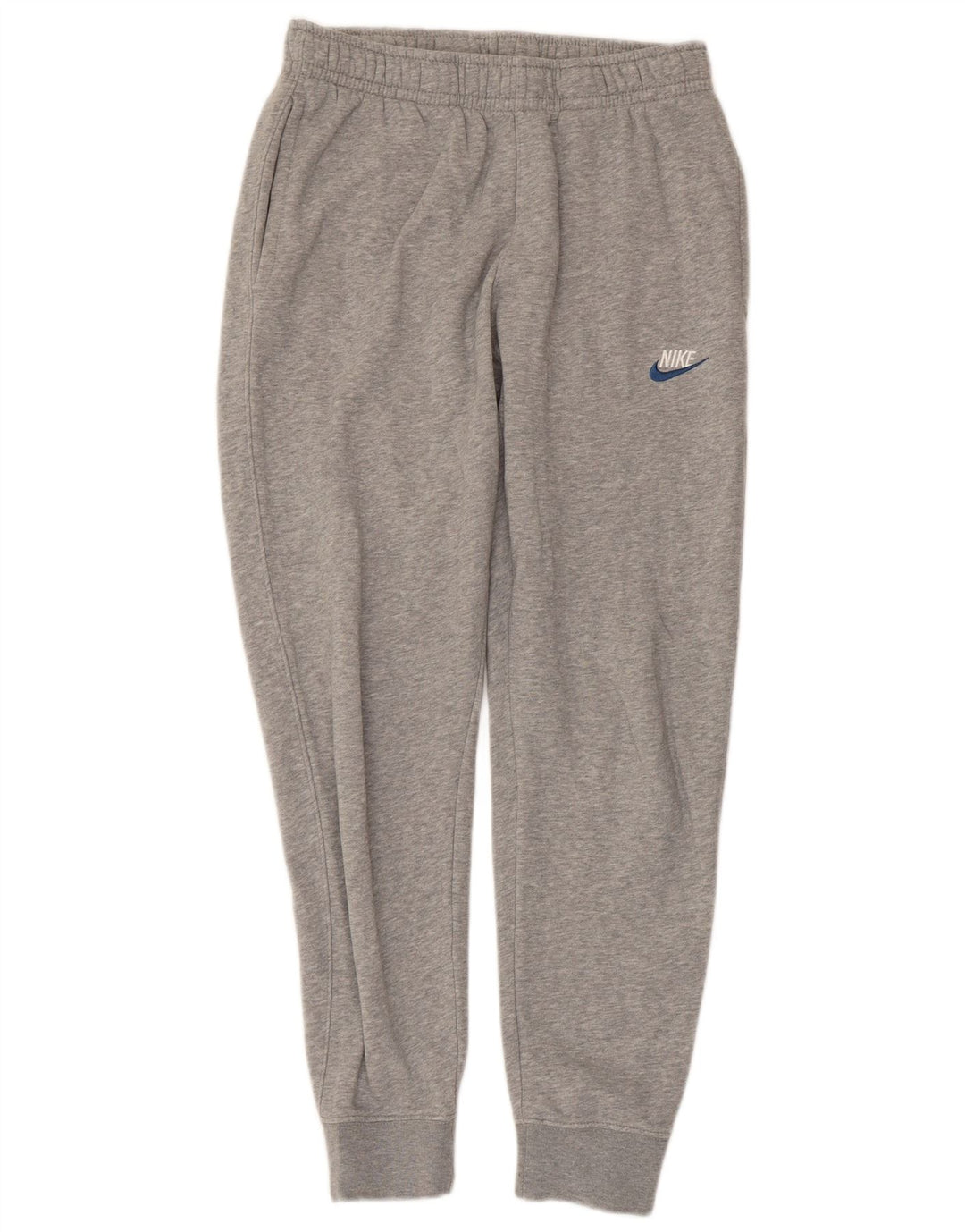 NIKE Mens Tracksuit Trousers Joggers Small  Grey Cotton