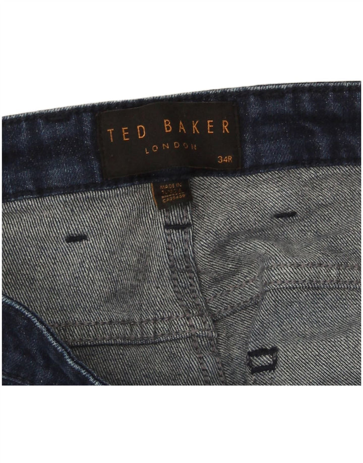 Ted Baker Mens Regular Slim Jeans W34 L32 Blue