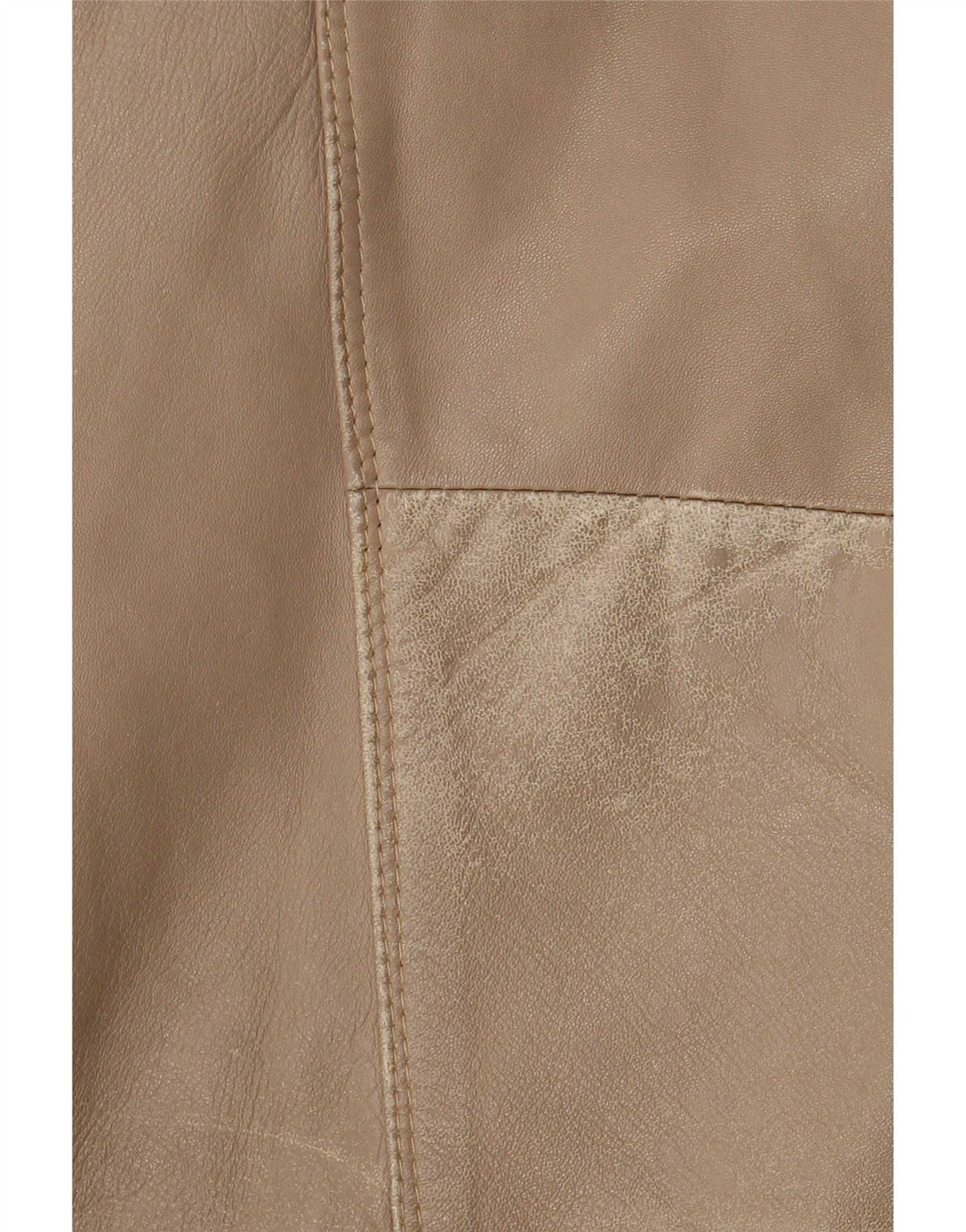 Vintage Mens Leather Jacket UK 42 XL Beige