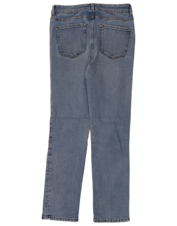 Marks & Spencer Womens The Sienna Straight Jeans UK 12 Medium W30 L28 Blue