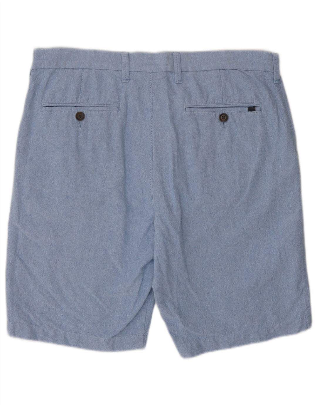Marks & Spencer Mens Chino Shorts W34 Large Blue Cotton