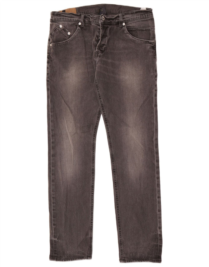 Dondup Mens Straight Jeans W34 L31 Grey