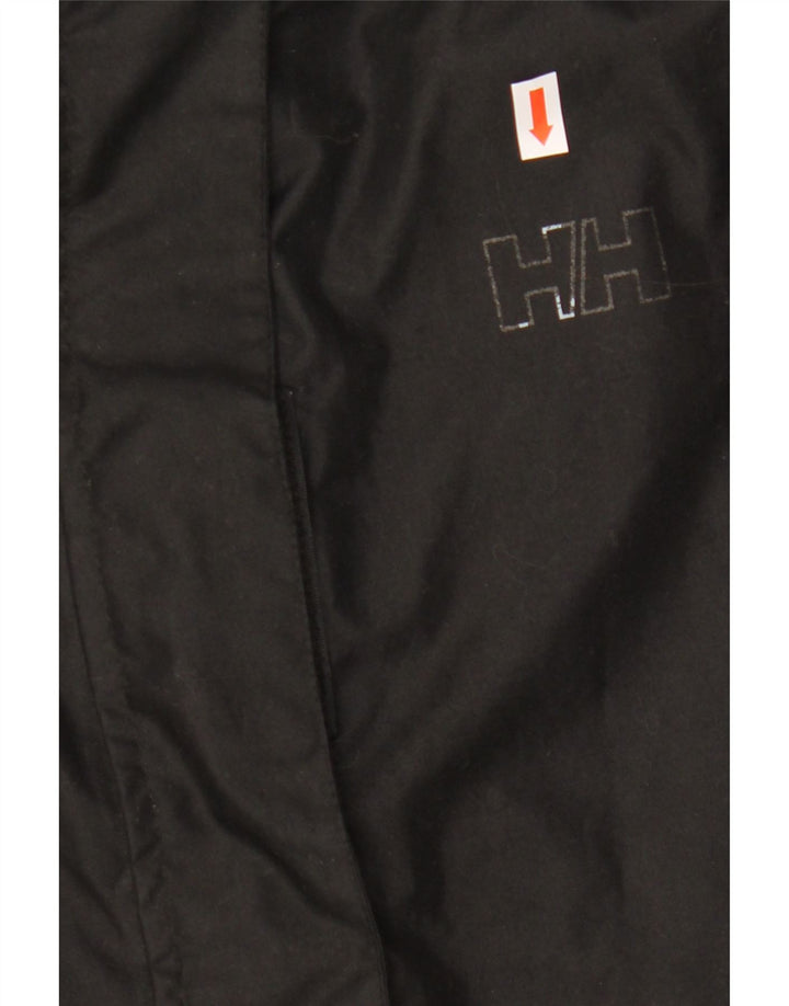 Helly Hansen Womens Oversized Hooded Windbreaker Jacket UK 10 Small Black
