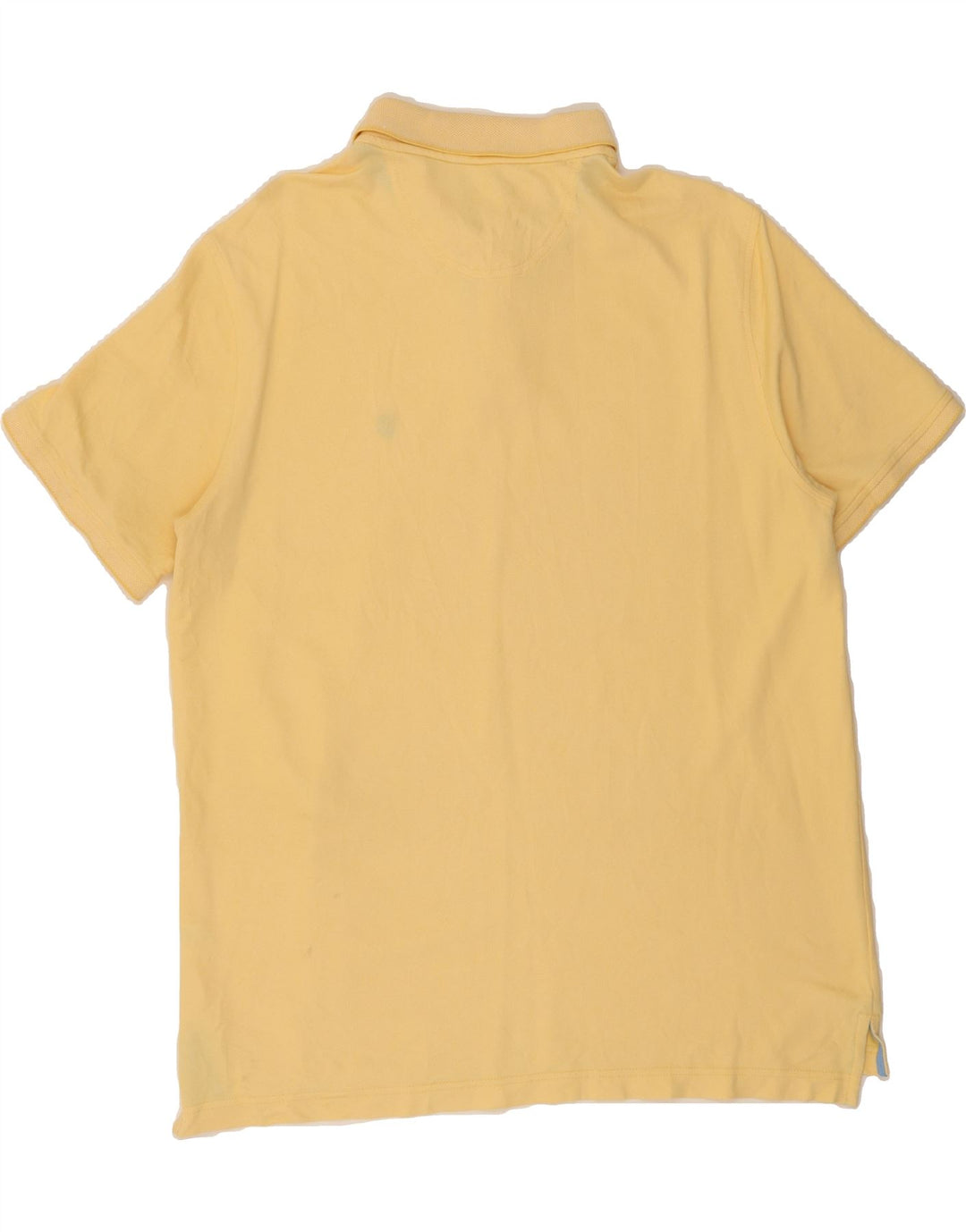 IZOD Mens Stretch Polo Shirt Large Yellow Cotton Vintage Izod and Second-Hand Izod from Messina Hembry 