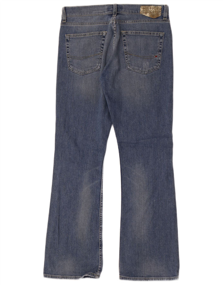 Tommy Hilfiger Womens Flared Jeans W31 L30 Blue Cotton