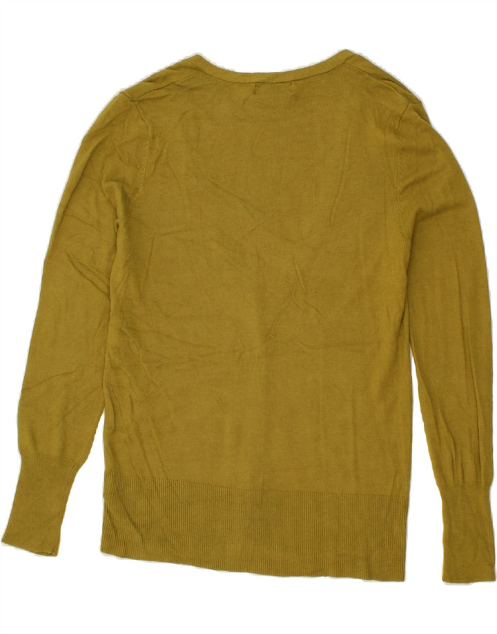 MOSSIMO Womens Cardigan Sweater UK 16 Large Khaki Nylon Vintage Mossimo and Second-Hand Mossimo from Messina Hembry 