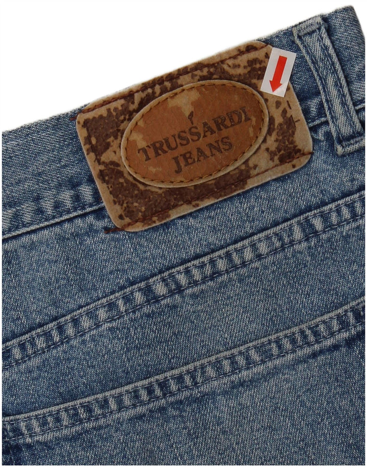 TRUSSARDI Mens Tapered Jeans IT 56 3XL W42 L31 Blue Cotton
