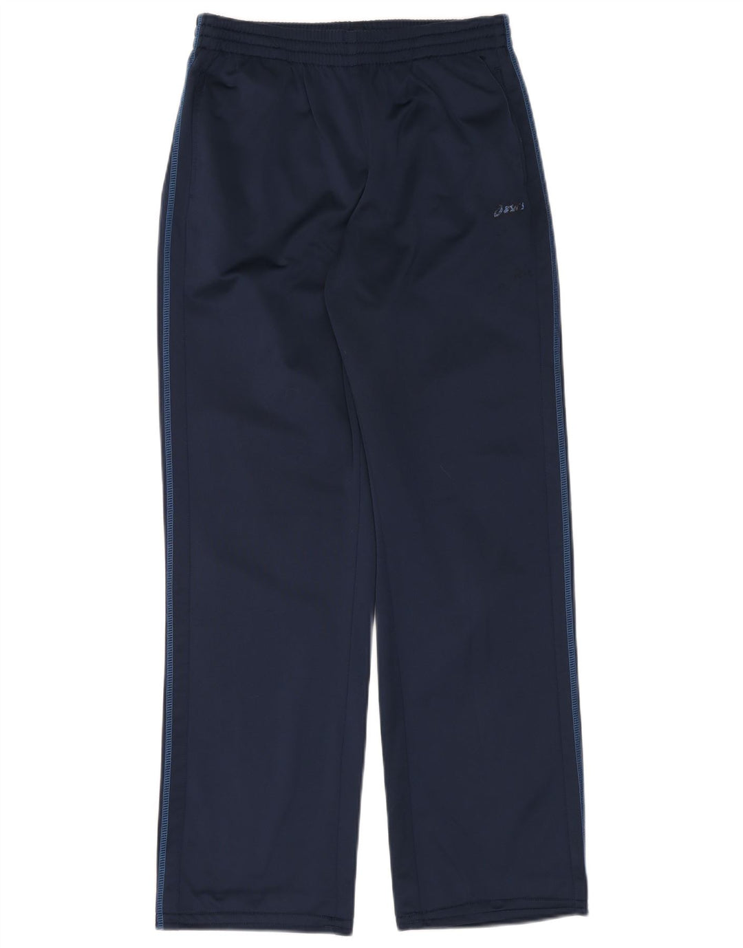 ASICS Mens Tracksuit Trousers Large Navy Blue Polyester