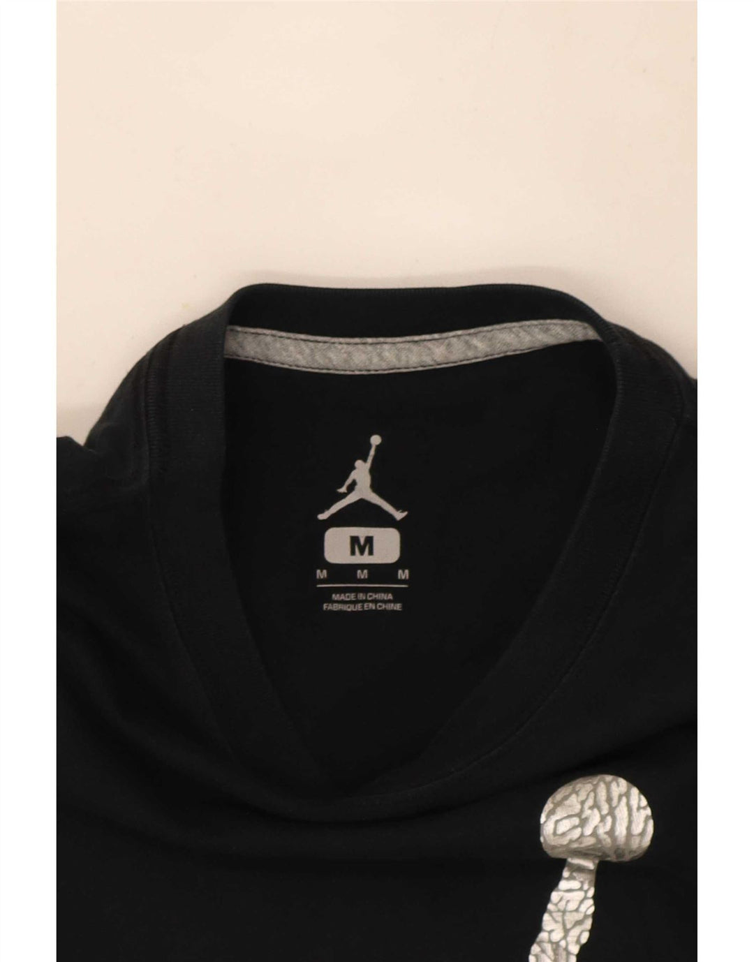 Jordan Mens Graphic T-Shirt Top Medium Black
