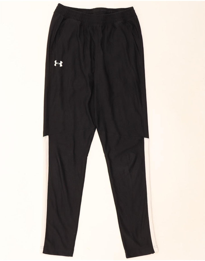 UNDER ARMOUR Mens Tracksuit Trousers Medium Black Colourblock
