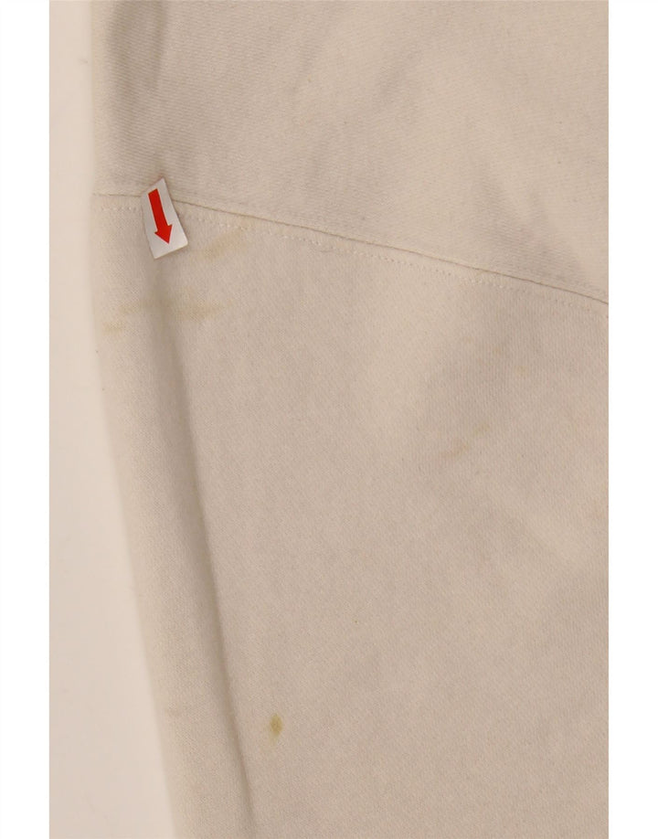 Nike Mens Hoodie Jumper Small White Cotton