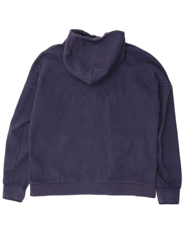 Adidas Mens Zip Hoodie Sweater XL Navy Blue