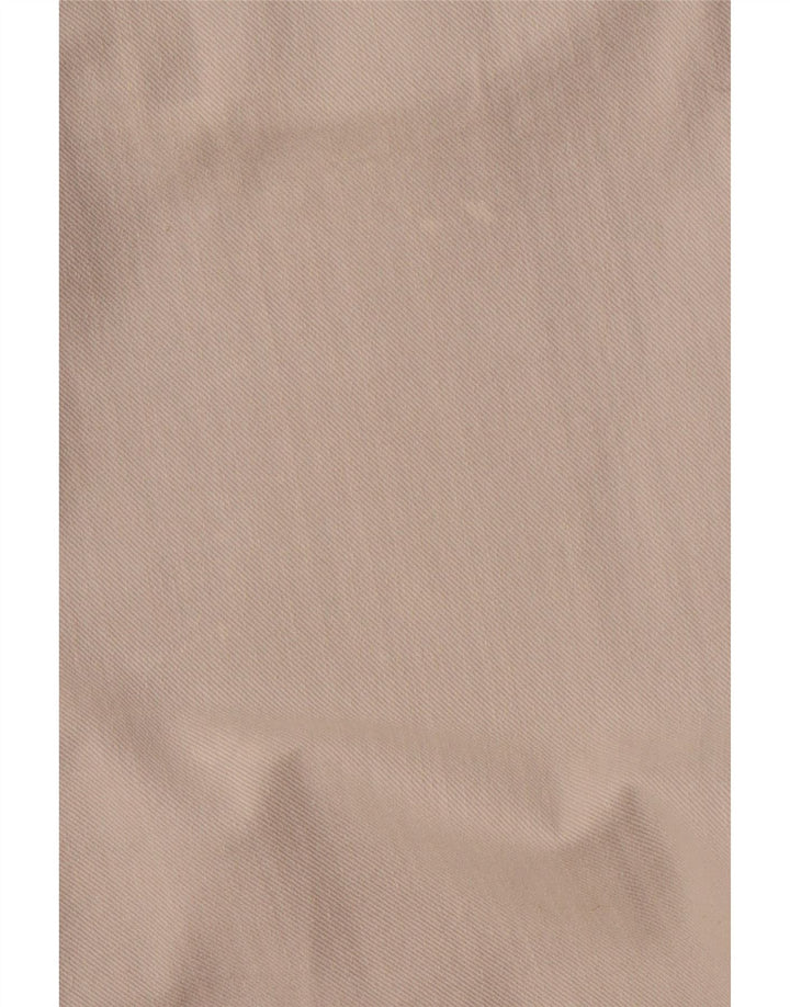 TRUSSARDI Womens Straight Casual Trousers W38 L29 Beige