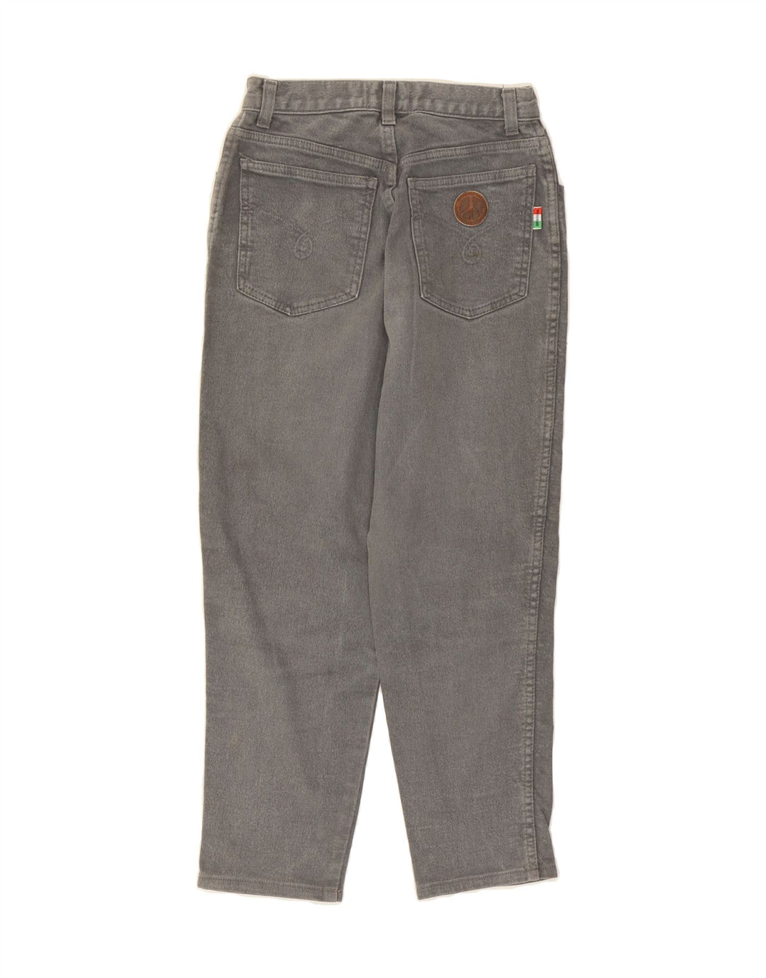 MOSCHINO Womens Cropped Jeans W27 L24 Grey Cotton Vintage Moschino and Second-Hand Moschino from Messina Hembry 