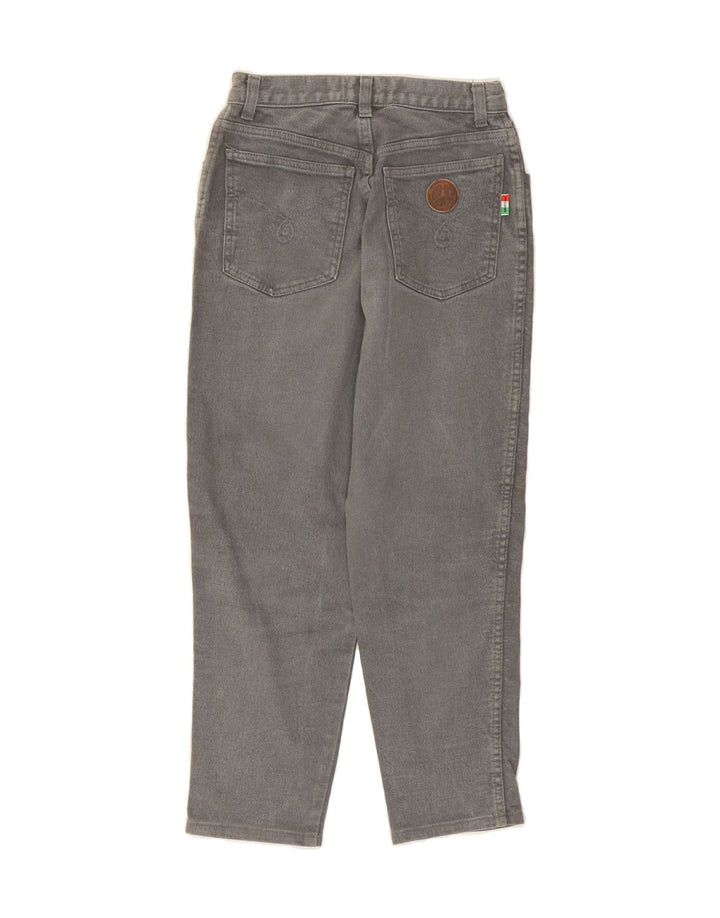 MOSCHINO Womens Cropped Jeans W27 L24 Grey Cotton Vintage Moschino and Second-Hand Moschino from Messina Hembry 