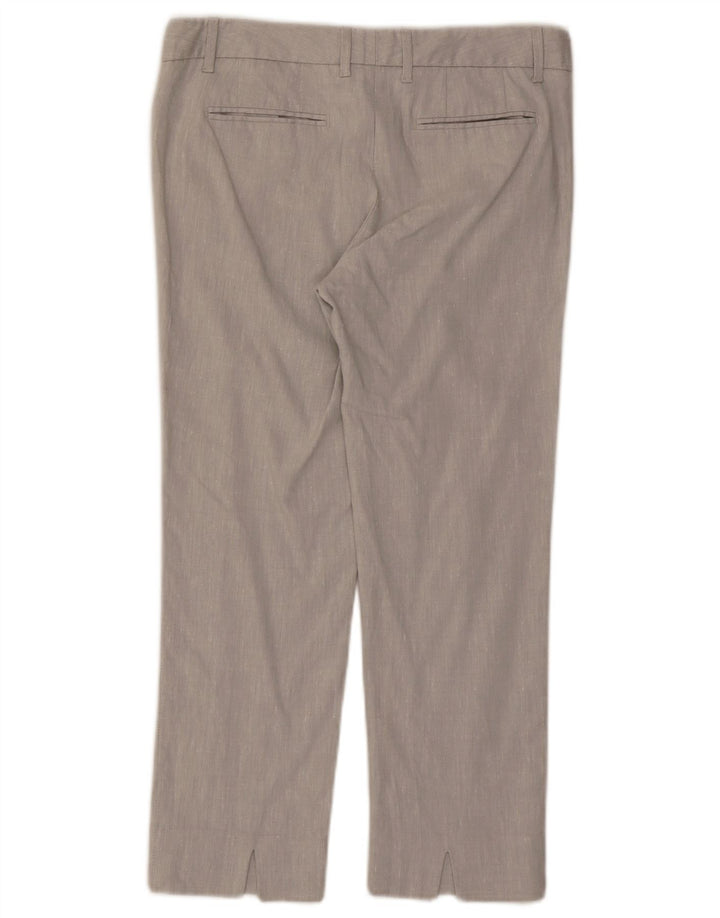 Gap Womens Slim Cropped Trousers US 6 Medium W30 L24 Grey