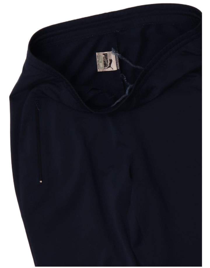 PUMA Womens Tracksuit Trousers Joggers UK 4 XS Blue Polyester