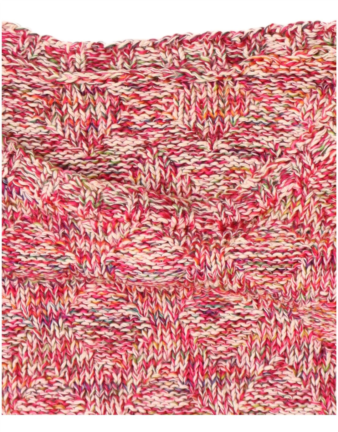 VINTAGE Womens Boat Neck Jumper Sweater UK 18 XL Pink Flecked