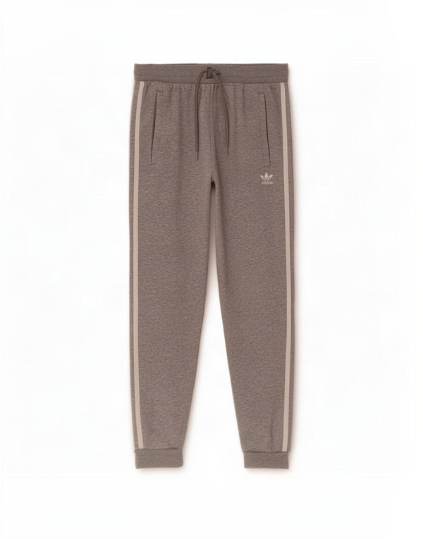 Adidas Mens Tracksuit Trousers Joggers Medium Grey Cotton