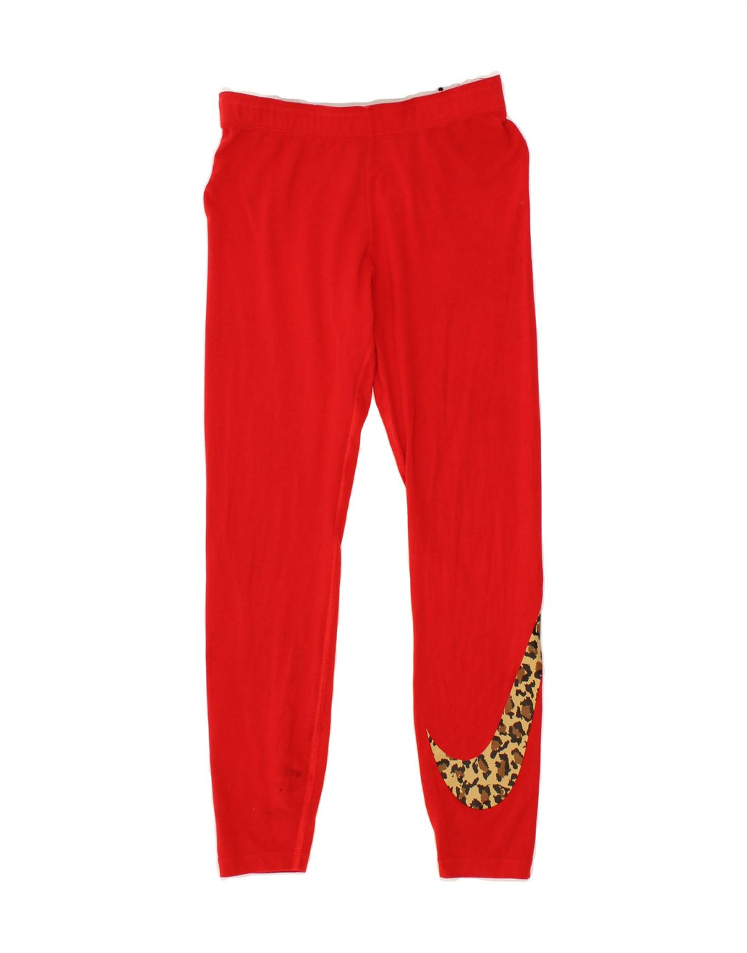 NIKE Womens Graphic Leggings UK 8 Small  Red Cotton Vintage Nike and Second-Hand Nike from Messina Hembry 