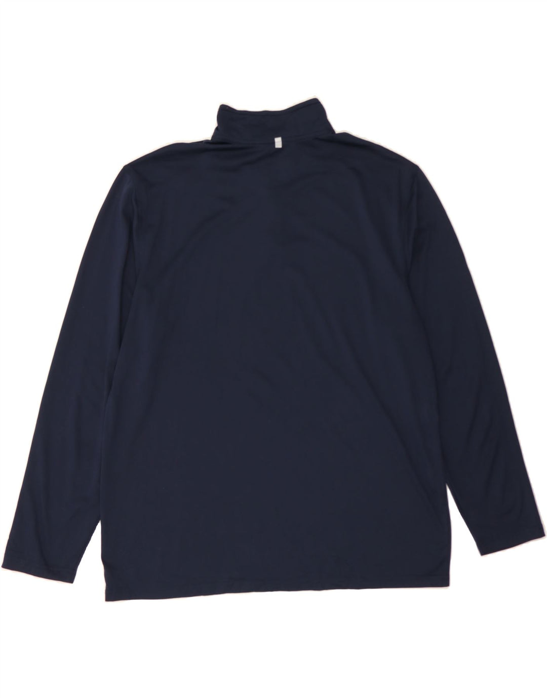 STARTER Mens Zip Neck Pullover Tracksuit Top Large Navy Blue Polyester Vintage Starter and Second-Hand Starter from Messina Hembry 