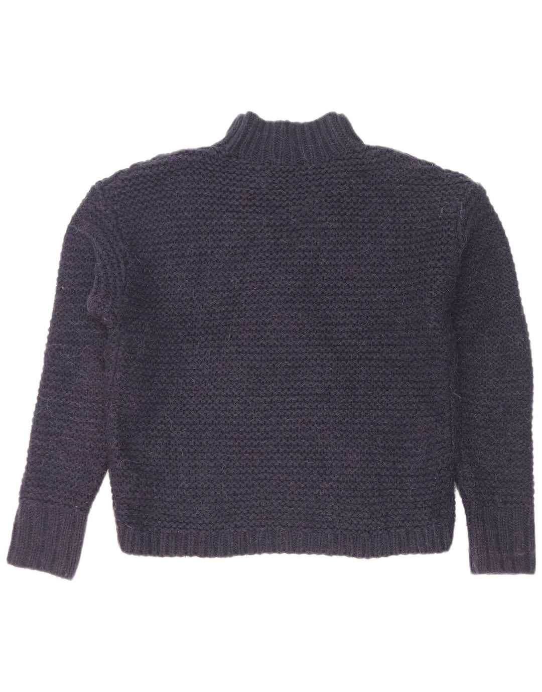 Gap Womens Oversized Turtle Neck Jumper Sweater UK 10 Small Navy Blue