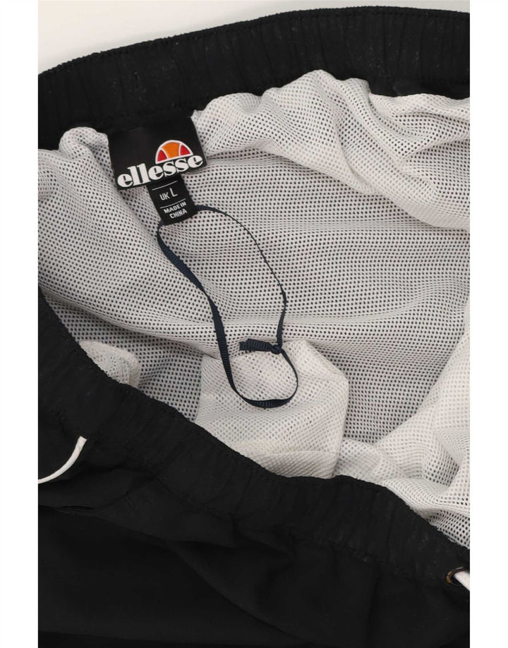Ellesse Mens Swimming Shorts Large Black Polyester