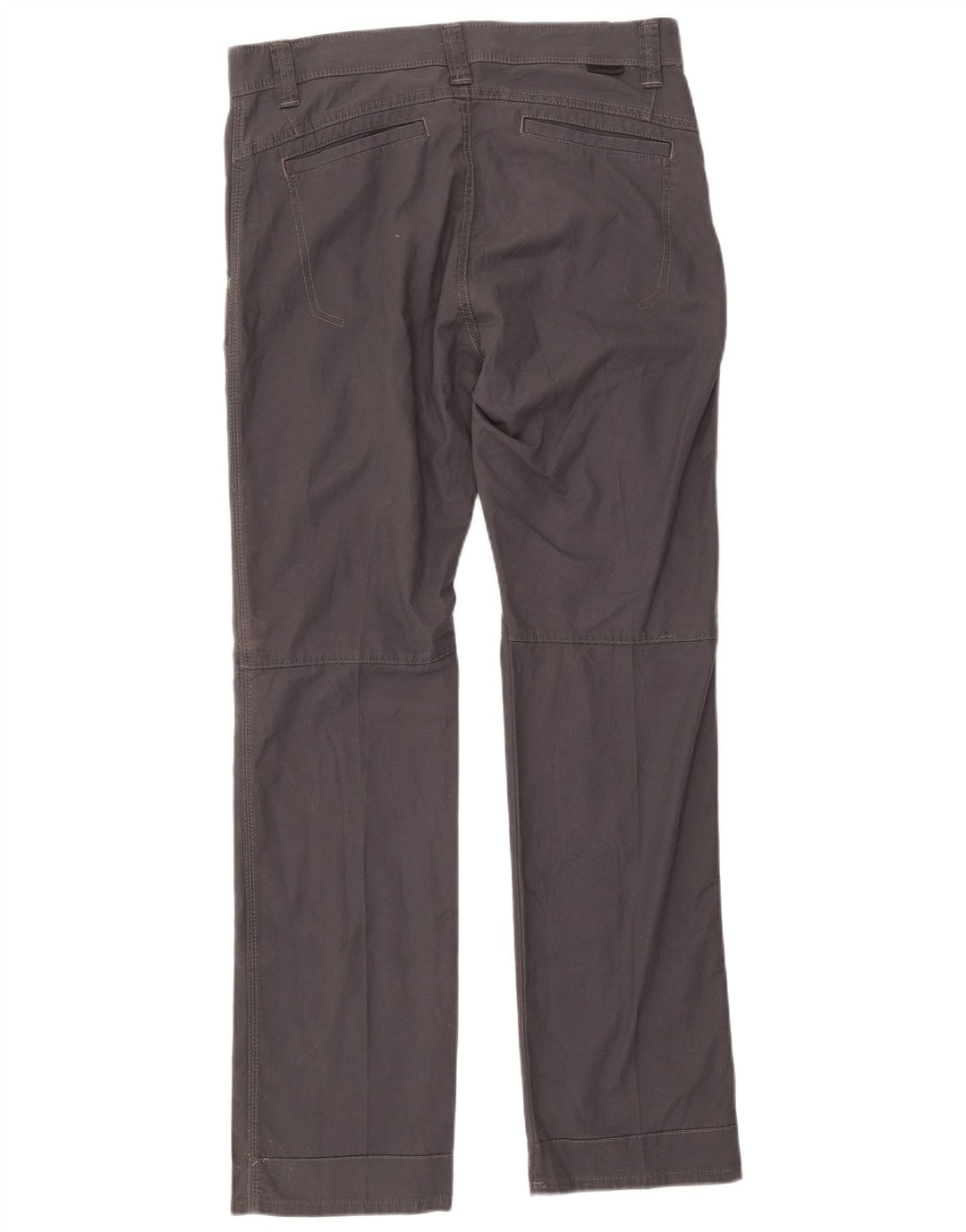 Wrangler Mens Straight Casual Trousers W33 L33 Grey