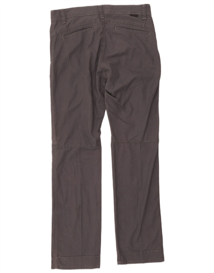 Wrangler Mens Straight Casual Trousers W33 L33 Grey