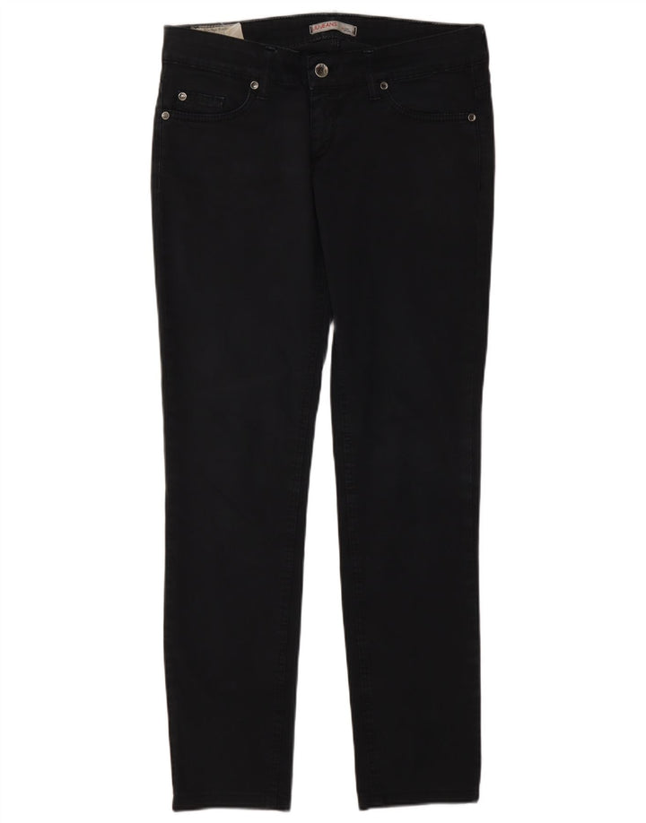 LIU JO Womens Slim Jeans W29 L30 Black Cotton