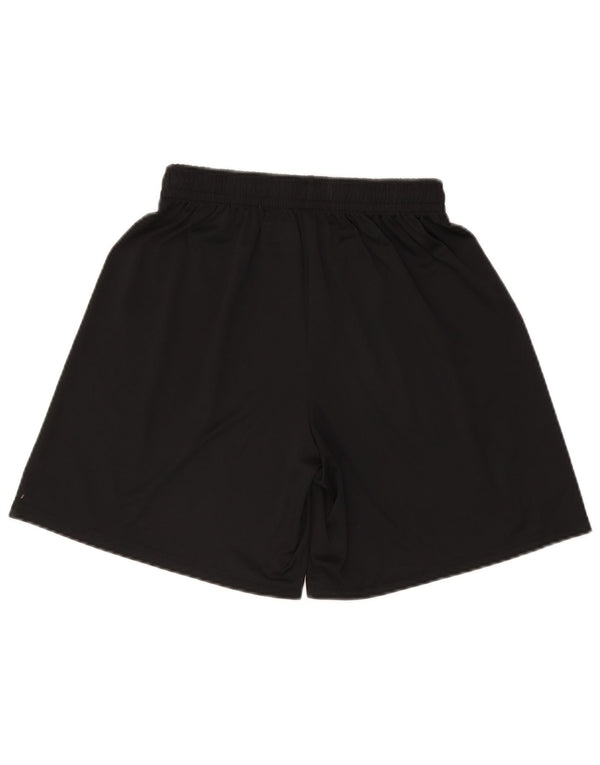 Kappa Boys Gara Graphic Sport Shorts 11-12 Years Large Black Polyester