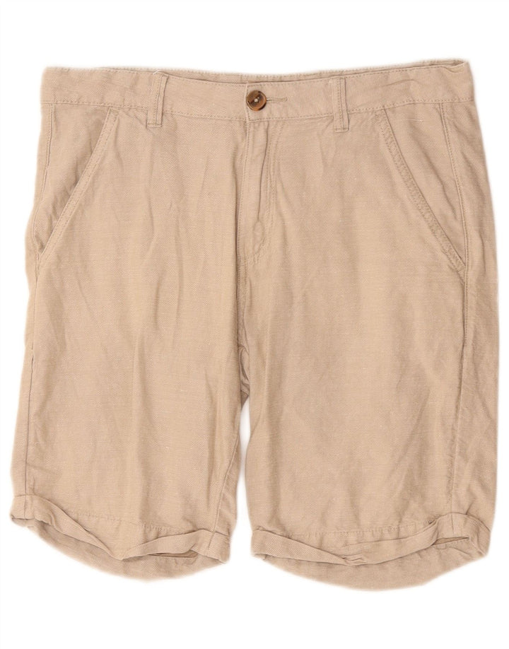 Dack's Mens Regular Fit Chino Shorts EU 46 Small W32  Beige