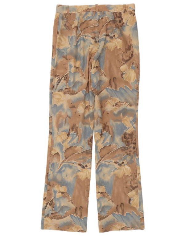 La Strada Womens Tapered Casual Trousers EU 38 Medium W28 L31 Beige Floral