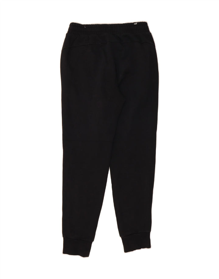 PUMA Mens Graphic Tracksuit Trousers Joggers Small Black Vintage Puma and Second-Hand Puma from Messina Hembry 