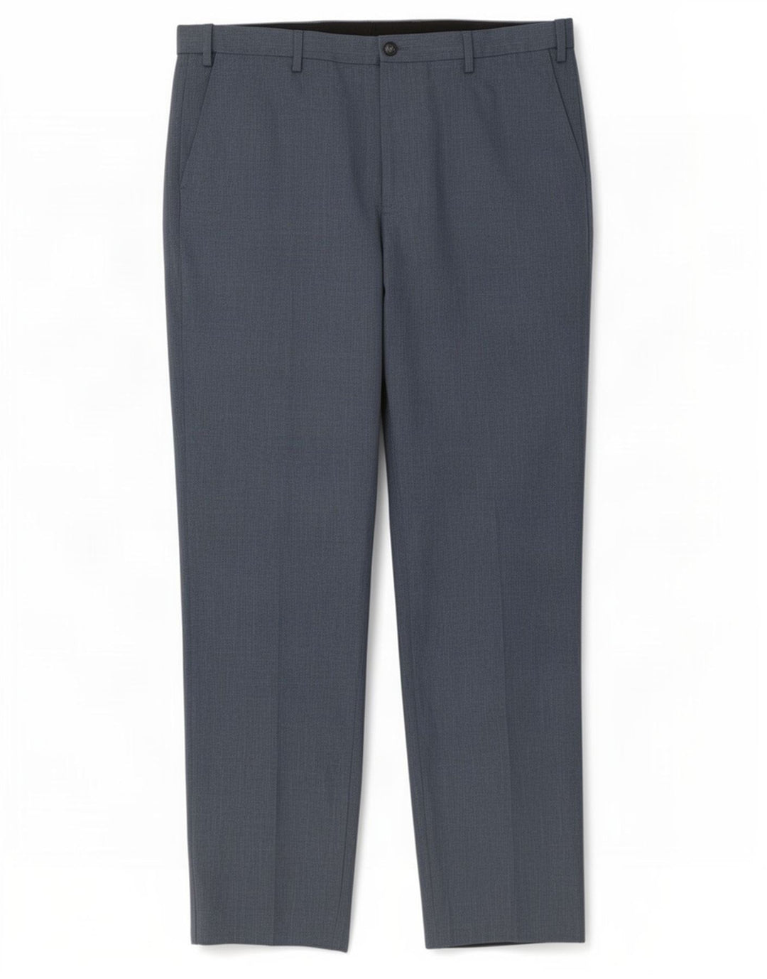 Marks & Spencer Mens Regular Chino Trousers W38 L33 Blue Polyester