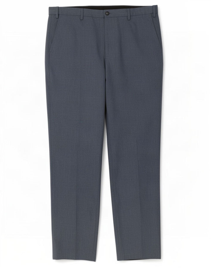 Marks & Spencer Mens Regular Chino Trousers W38 L33 Blue Polyester