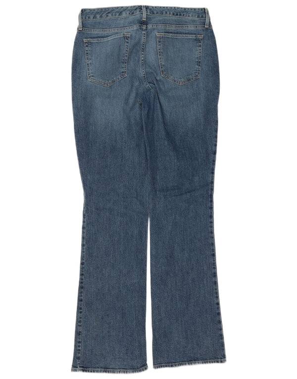 EDDIE BAUER Womens Slightly Curvy Bootcut Jeans US 8 Medium W32 L34 Blue