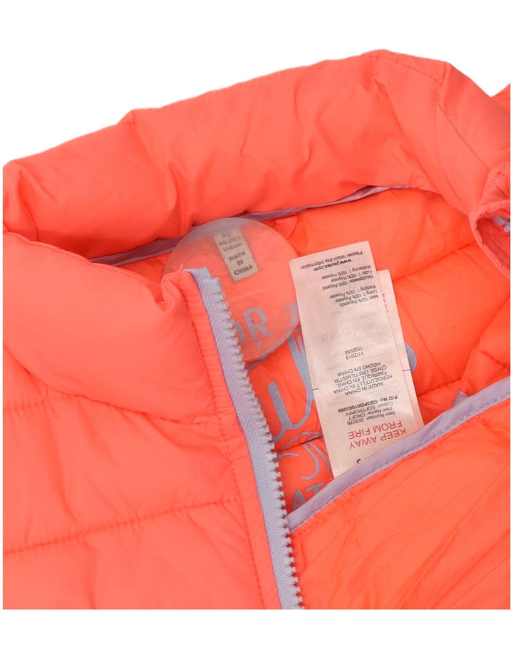 JOULES Girls Padded Gilet 5-6 Years Pink Polyamide