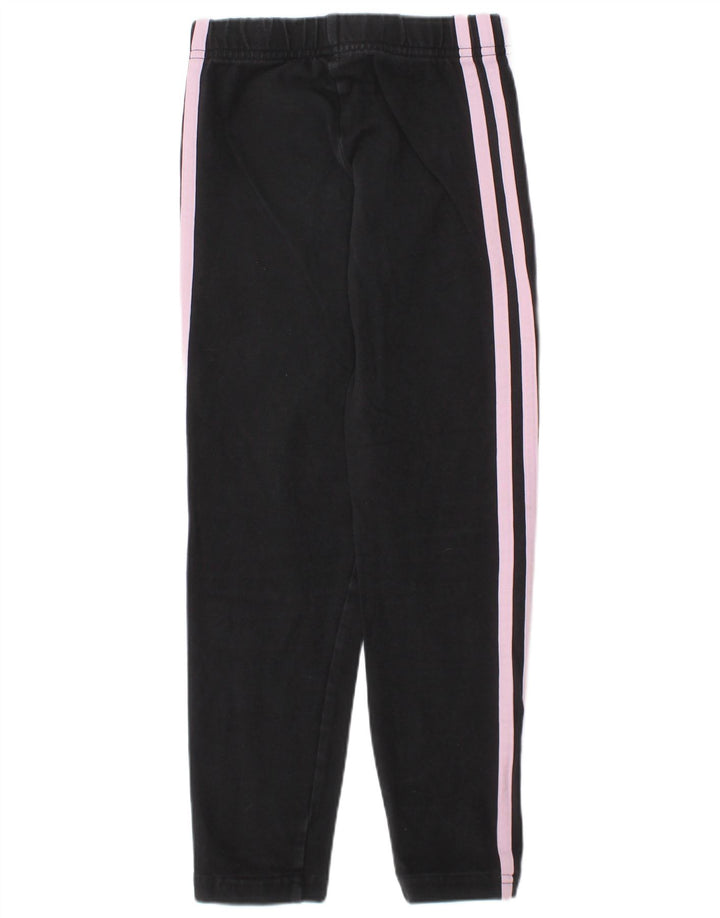 Adidas Girls Leggings 6-7 Years Black Cotton