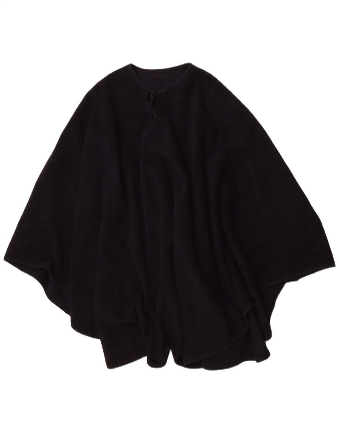 Vintage Womens Poncho Coat One Size Navy Blue